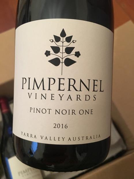 2016 Pimpernel Vineyards Pinot Noir 1, Australia, Victoria, Port ...