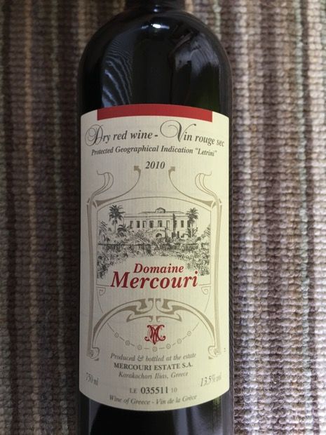 Mercouri estate Red glass 750ml (5203883000111)