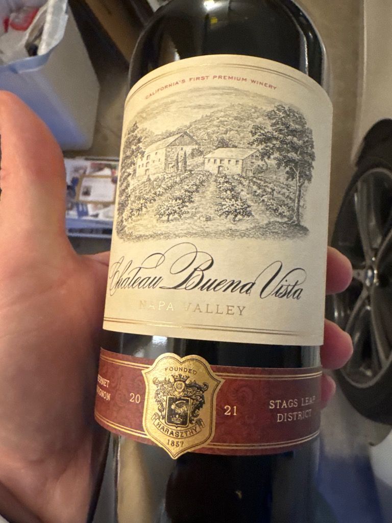 2021 Buena Vista Cabernet Sauvignon Chateau Buena Vista Napa