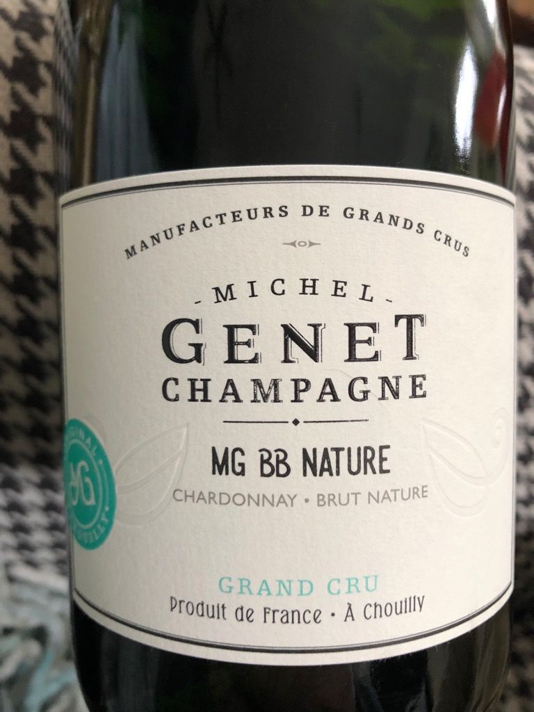 N.V. Michel Genet Champagne Grand Cru MG BB Brut Nature