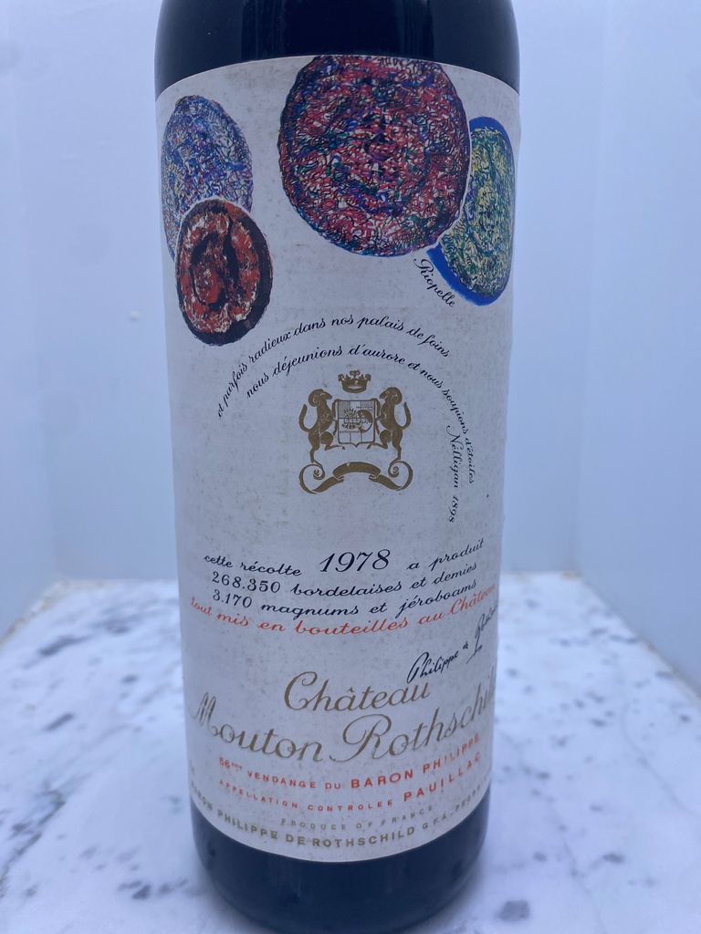 Mouton Rothschild 1978 シャトー・ムートン・ロートシルト 1978年 シャトー・ムートン・ロートシルト｜生まれ年ギフト