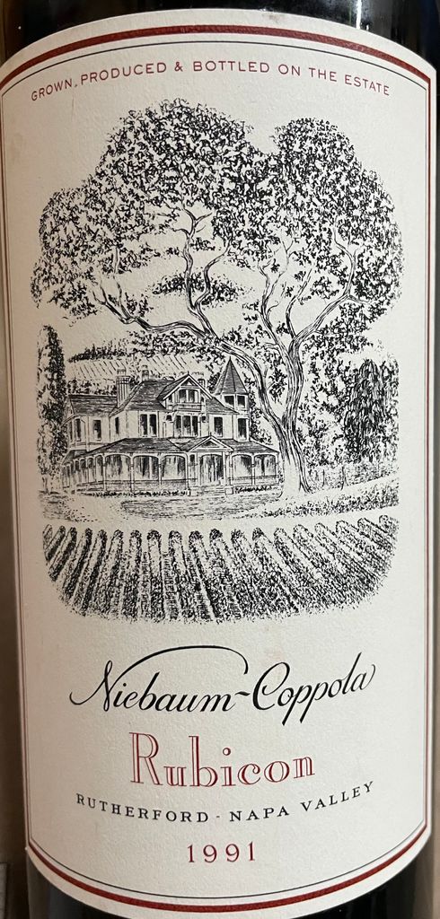 1991 Niebaum-Coppola Rubicon - CellarTracker