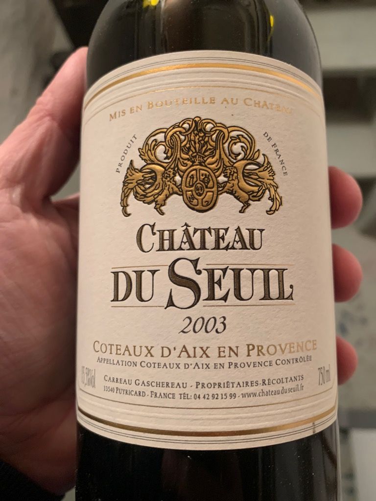 1985 Château du Seuil Coteaux d'Aix-en-Provence, France, Provence ...