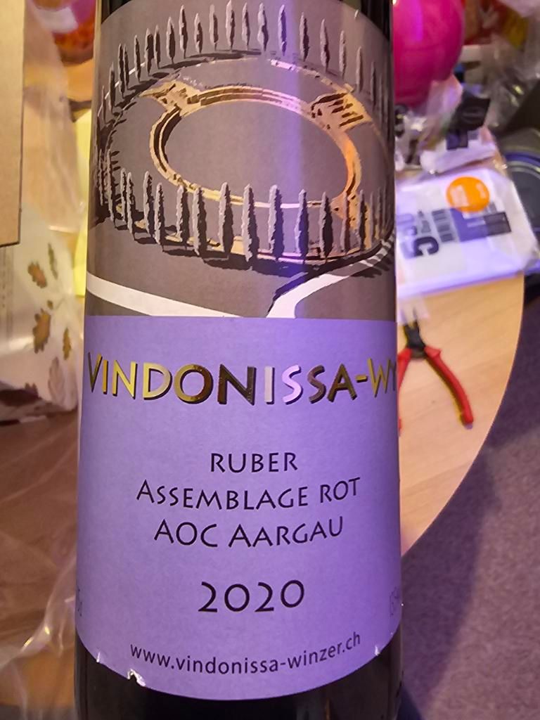 2020 Vindonissa -Winzer Ruber Assemblage Rot, Switzerland, Eastern ...