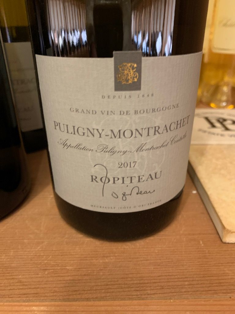 2017 Ropiteau Puligny-Montrachet - CellarTracker