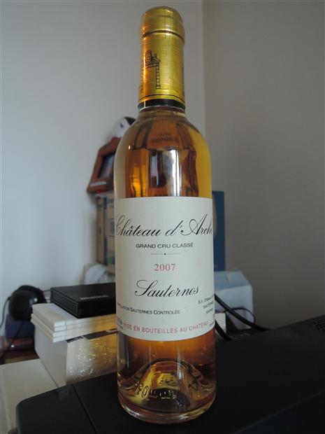 2007 Ch teau d Arche Sauternes CellarTracker