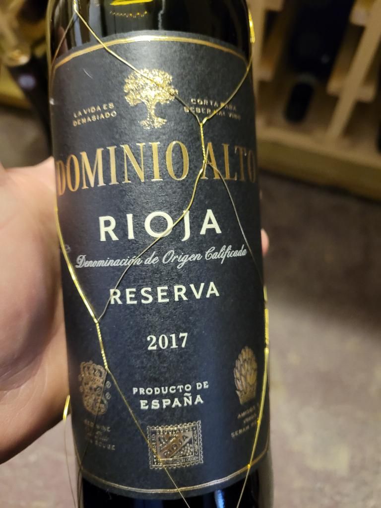 Rioja Riserva Label 2018 Dominio Alto Rioja Reserva, Spain, La Rioja, Rioja - CellarTracker