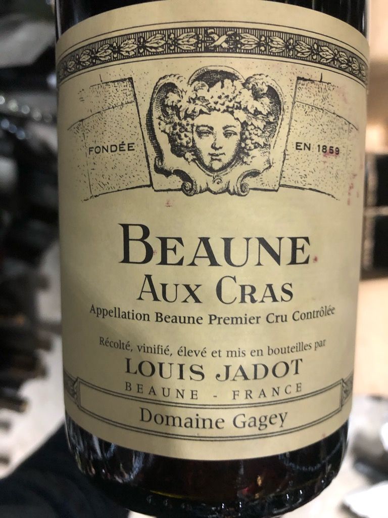 ワイン Louis Jadot Beaune Aux Cras 2014 Louis Jadot - Domaine Gagey Beaune Premier Cru 'Aux Cras' | Vivino
