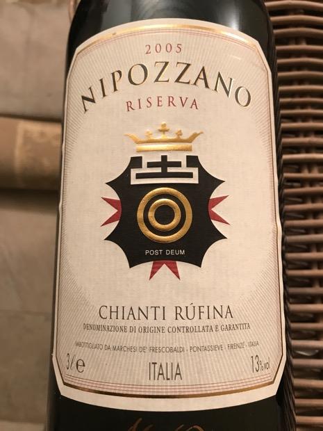 2005 Marchesi de' Frescobaldi Chianti Rùfina Nipozzano Riserva