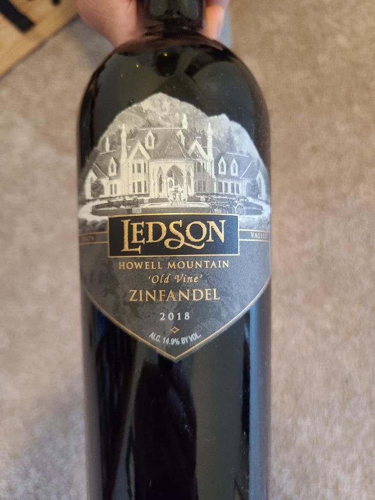2018 Ledson Zinfandel Howell Mountain, USA, California, Napa Valley