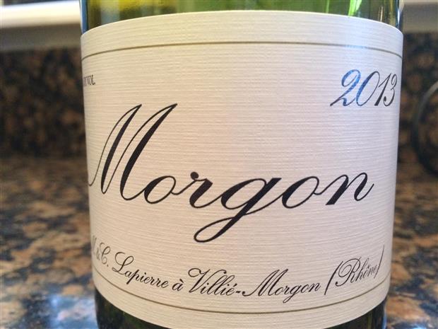 2014 Marcel Lapierre Morgon - CellarTracker