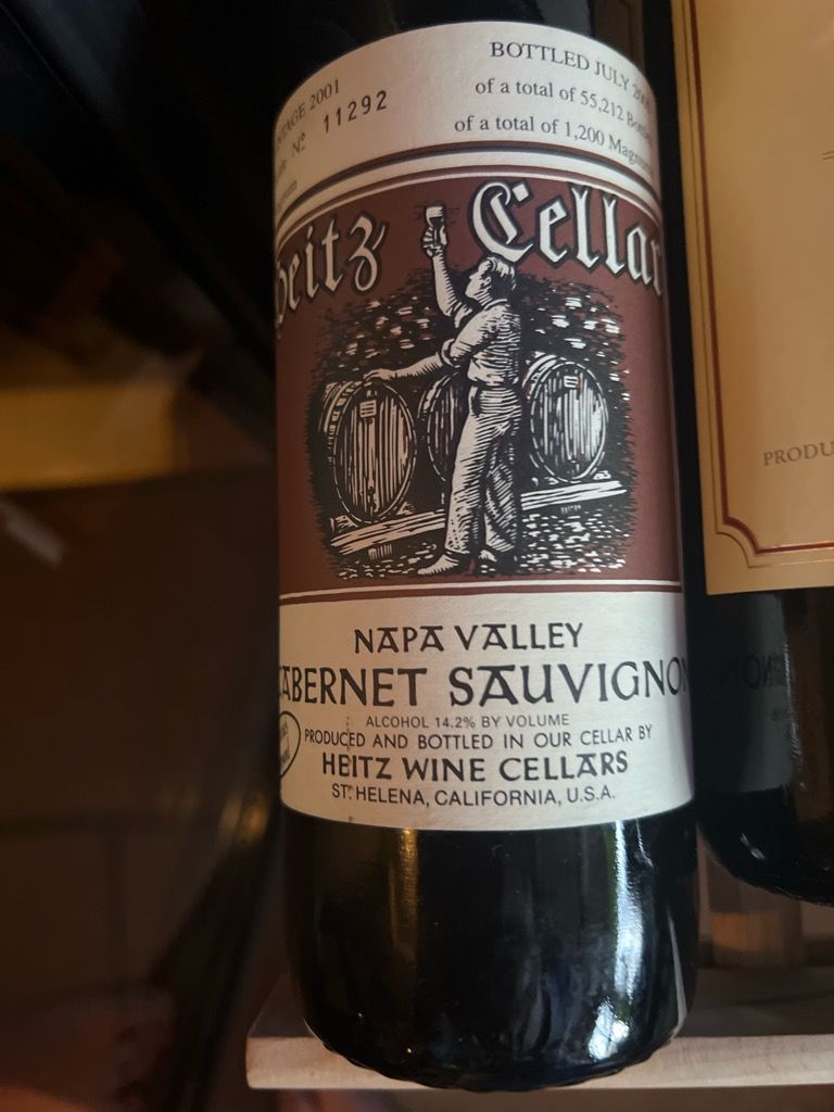 2001 Heitz Cellar Cabernet Sauvignon Bella Oaks - CellarTracker