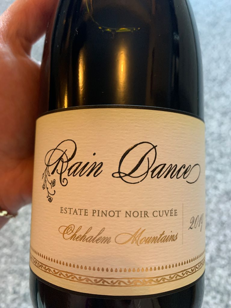 2020 Rain Dance Vineyards Pinot Noir Estate Vineyard USA Oregon 