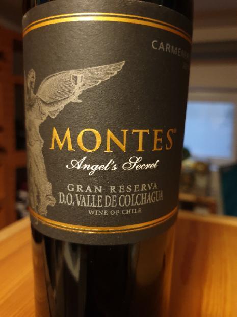 Montes Angel's Secret 2019 ワイン 栓