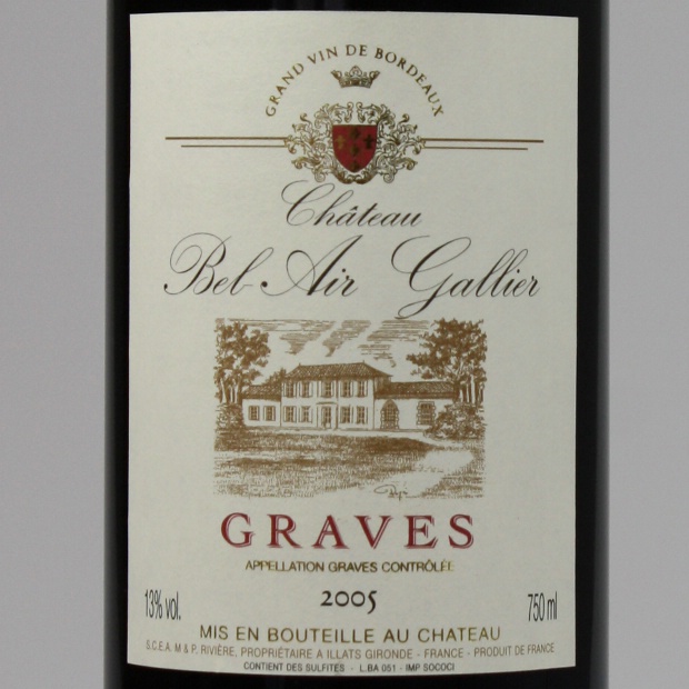 2005 Château Bel-Air Gallier - CellarTracker