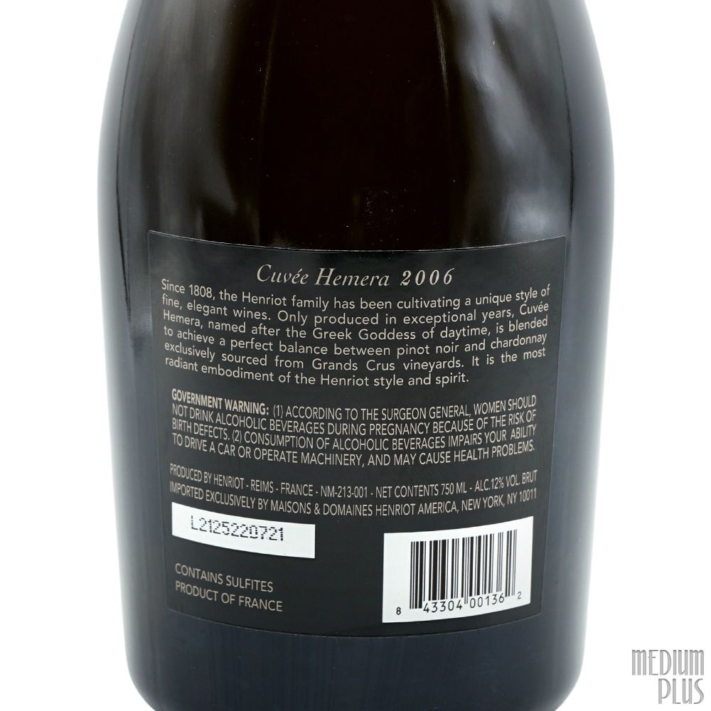 2006 Henriot Champagne Cuvée Hemera - CellarTracker 2006 Henriot Champagne Cuvée Hemera - CellarTracker