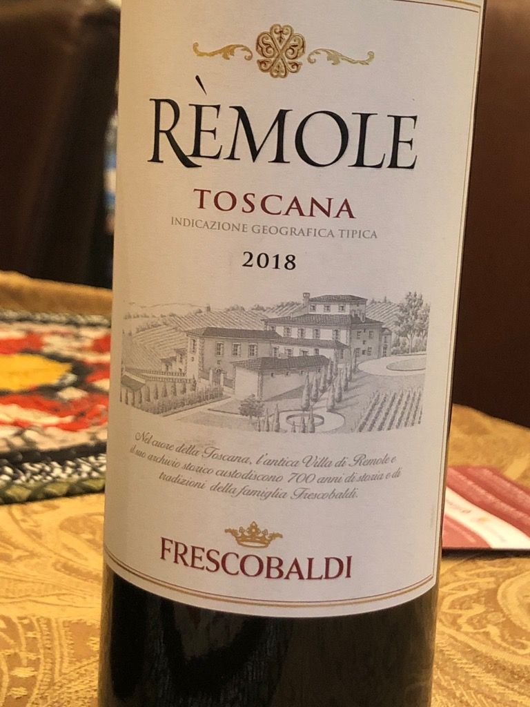 2018 Marchesi de' Frescobaldi Rèmole Toscana IGT, Italy, Tuscany ...