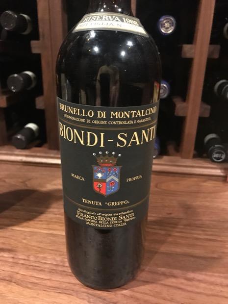 1988 Tenuta Greppo (Biondi-Santi) Brunello di Montalcino