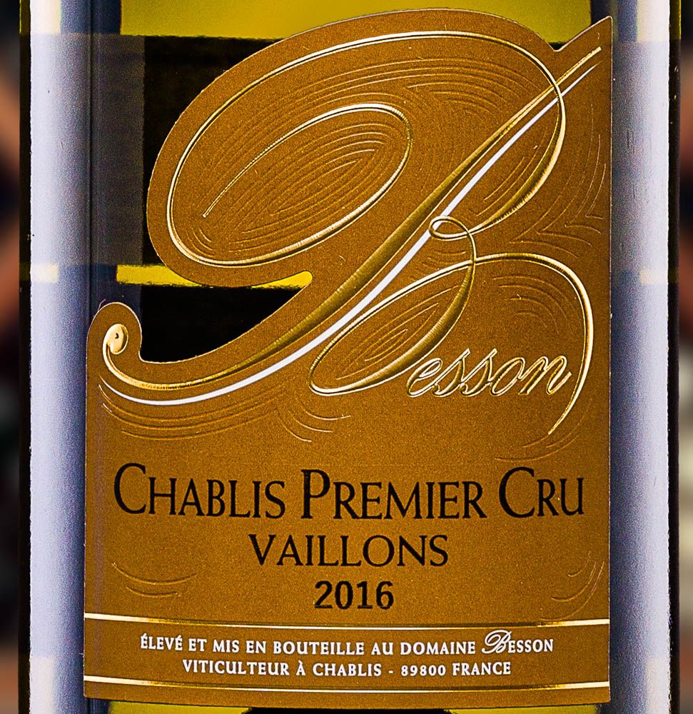 CHABLIS 1ER CRU VAILLONS - DOMAINE BESSON 75 CL