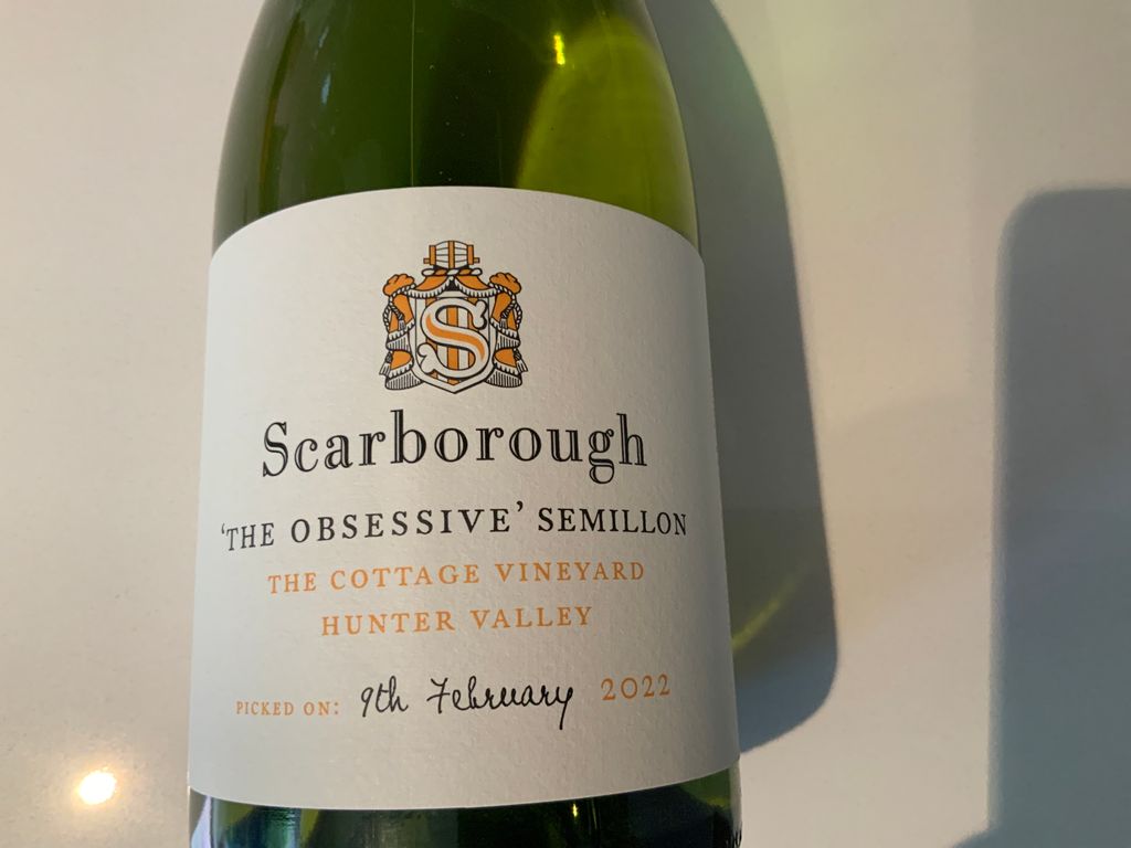 2023 Scarborough Wine Co Sémillon 'The Obsessive', Australia, New South