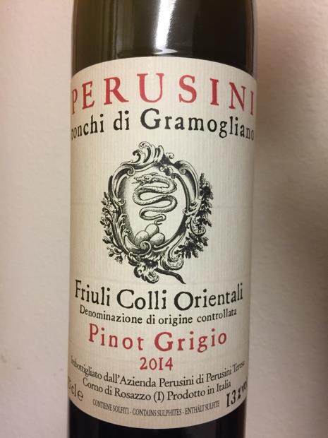 2010 Perusini Pinot Grigio, Italy, Friuli-Venezia Giulia, Friuli Colli ...