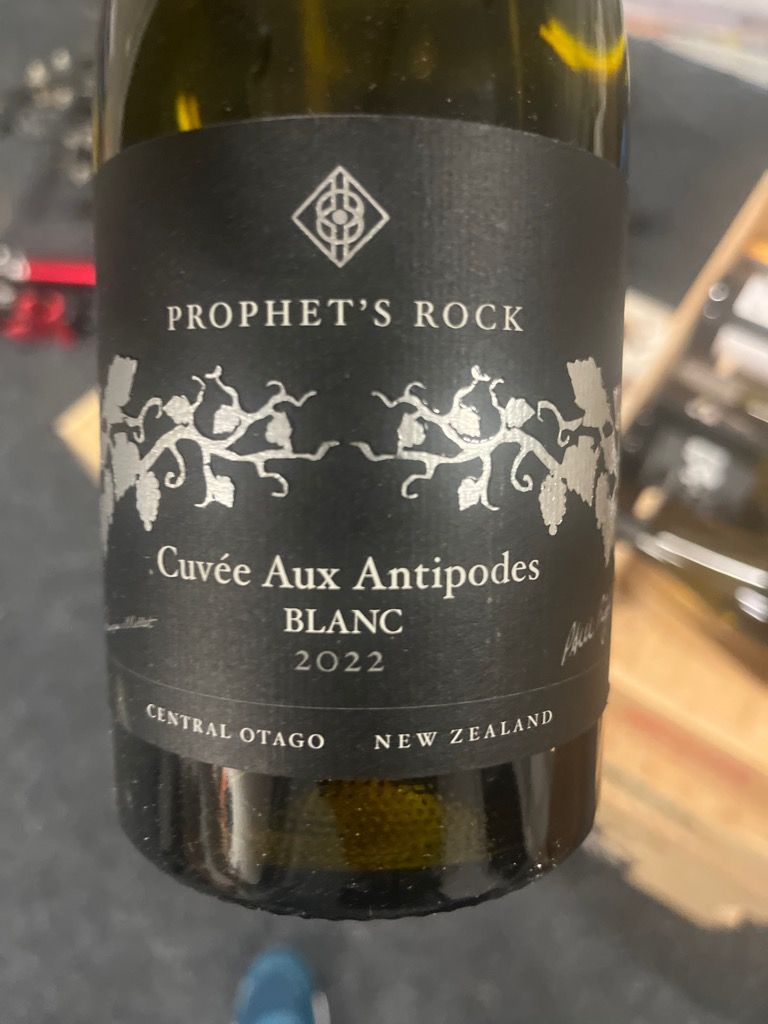 2022 Prophets Rock Chardonnay Cuvée Aux Antipodes Blanc