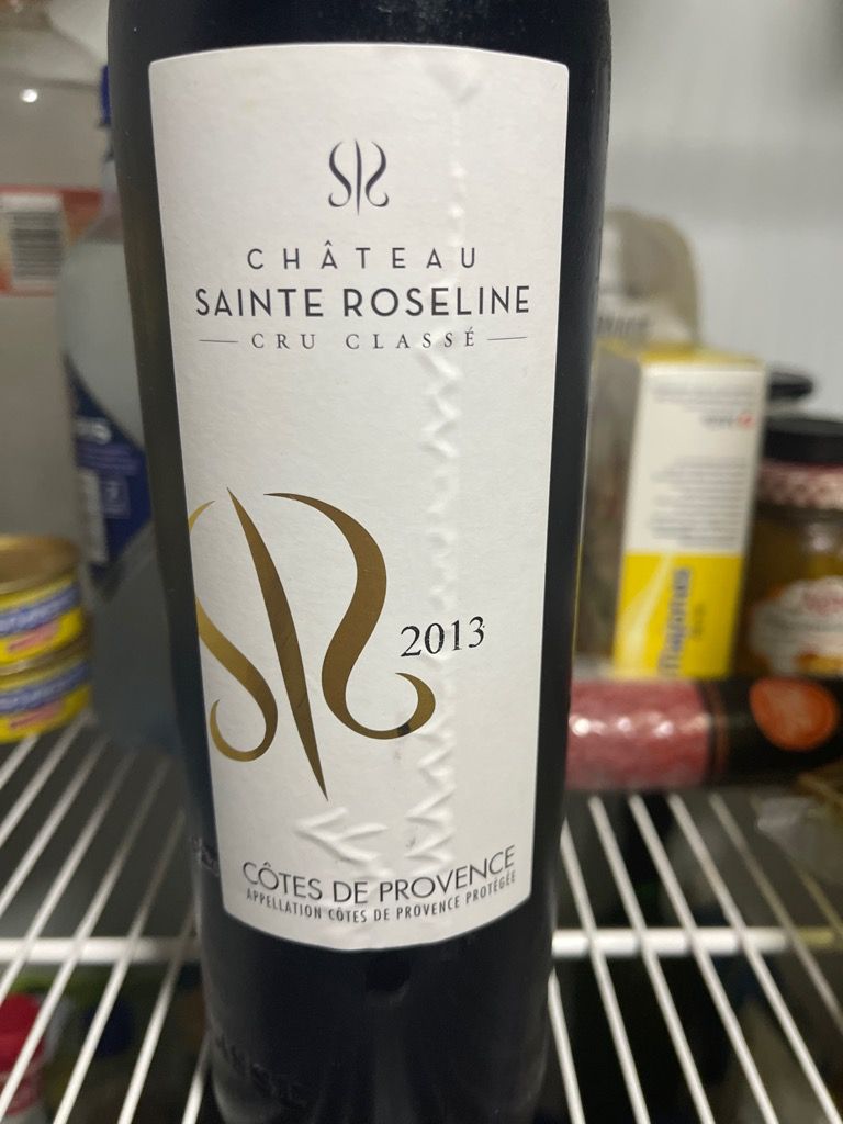 CHATEAU SAINTE ROSELINE 2013 75 CL