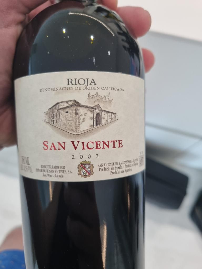 2007 Señorío de San Vicente Tempranillo Rioja San Vicente