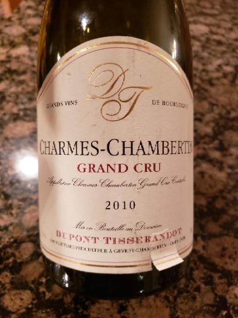 2010 Dupont-Tisserandot Charmes-Chambertin - CellarTracker