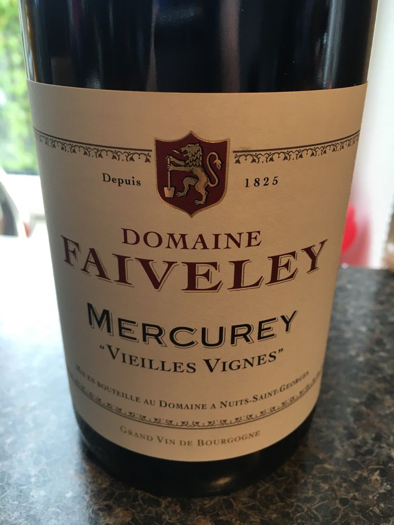 2019 Faiveley Mercurey Vieilles Vignes - CellarTracker
