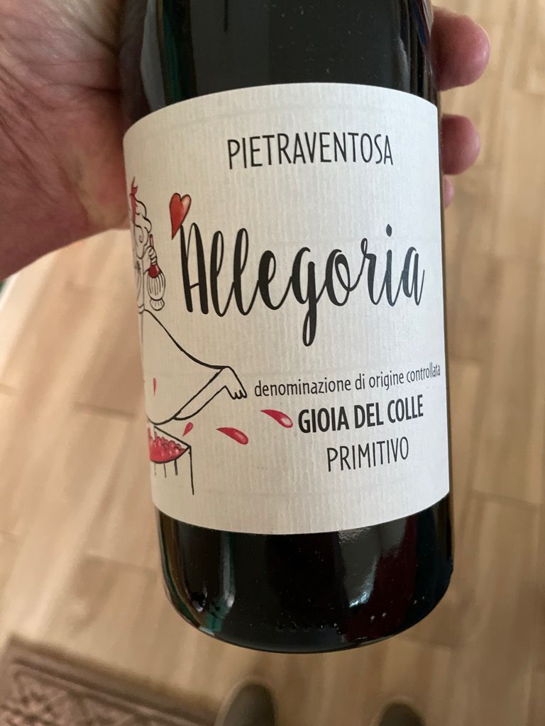 2019 Pietraventosa Gioia del Colle Allegoria, Italy, Puglia, Gioia del