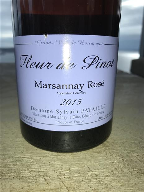 2015 Domaine Sylvain Pataille Marsannay Rosé Fleur De Pinot