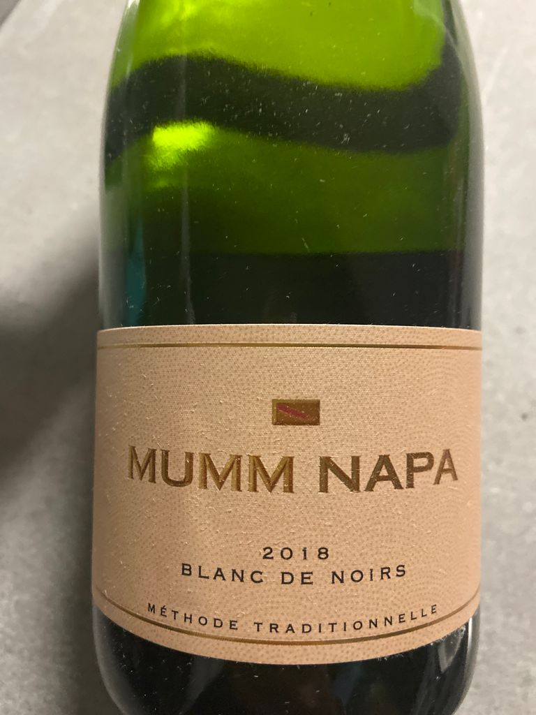 2018 Mumm Napa Blanc de Noirs CellarTracker