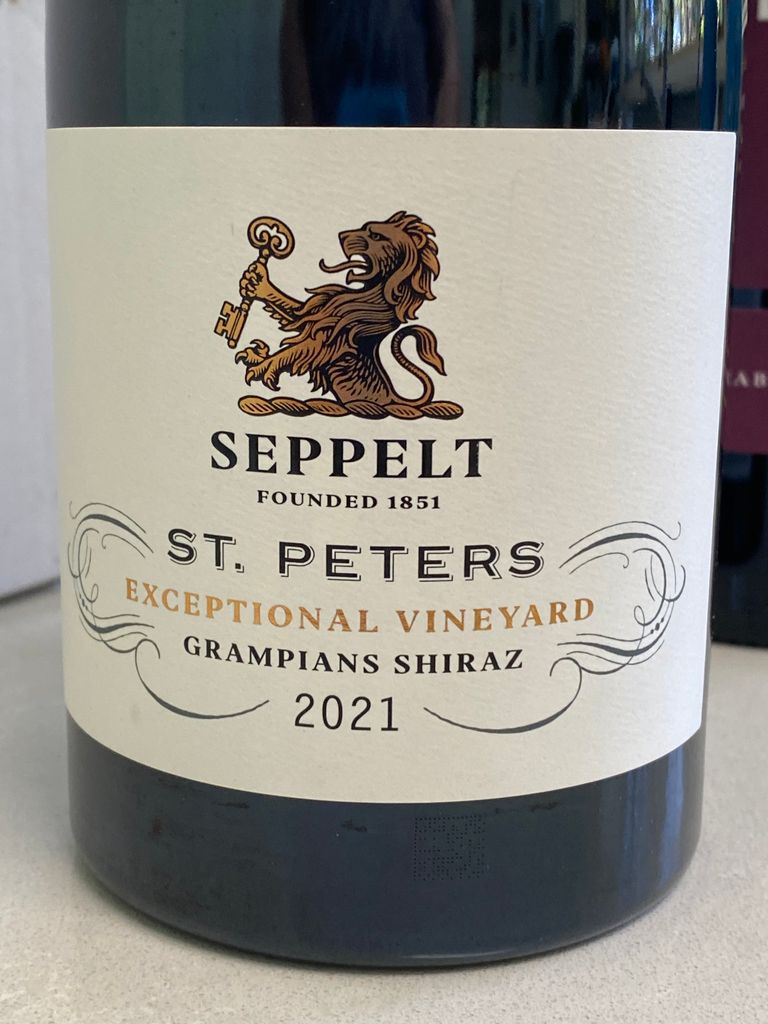 2021 Seppelt Shiraz St Peters, Australia, Victoria, Western Victoria ...