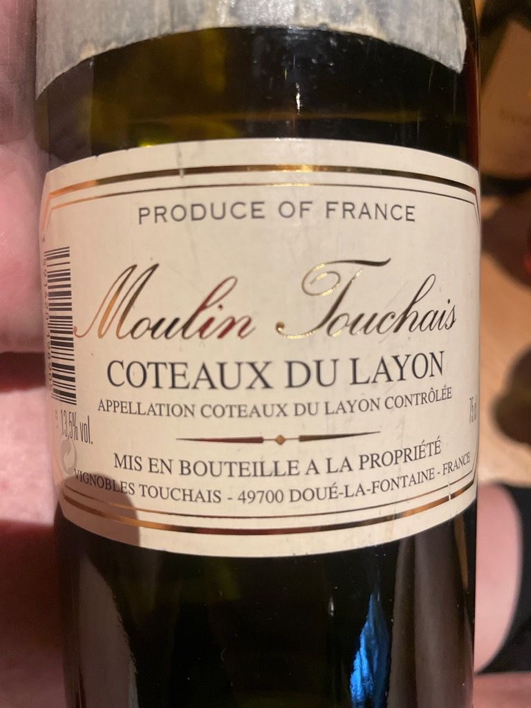 1985 Moulin Touchais Coteaux du Layon - CellarTracker