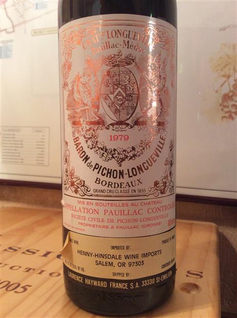 2005 pichon baron 2005 pichon baron