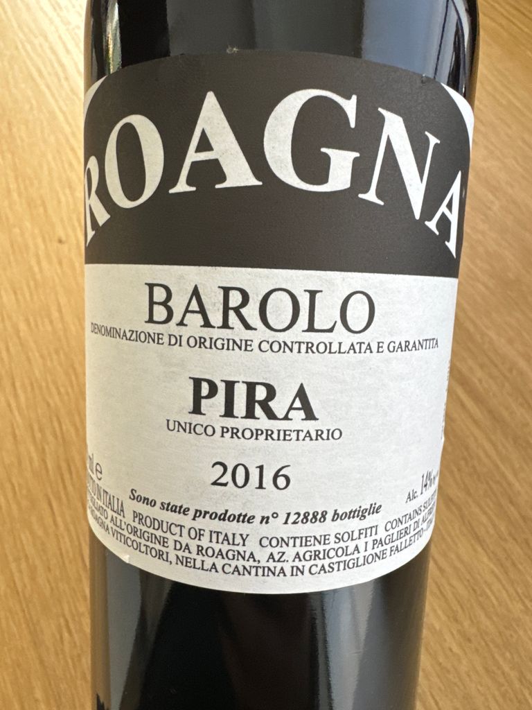 2014 Roagna Barolo Pira - CellarTracker