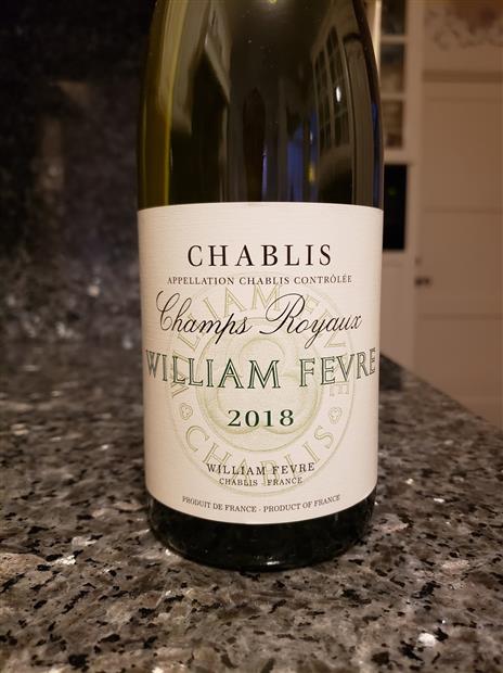 2022 William Fèvre Chablis Champs Royaux - CellarTracker