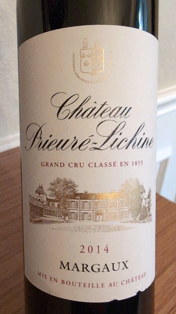 2015 Château Prieuré-Lichine - CellarTracker
