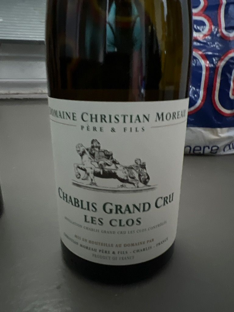 2020 Domaine Christian Moreau Père et Fils Chablis Grand Cru Les