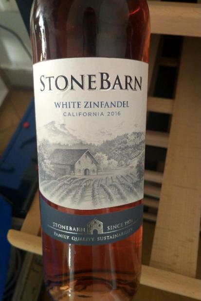 2017 Stone Barn Vineyards Zinfandel White Usa California