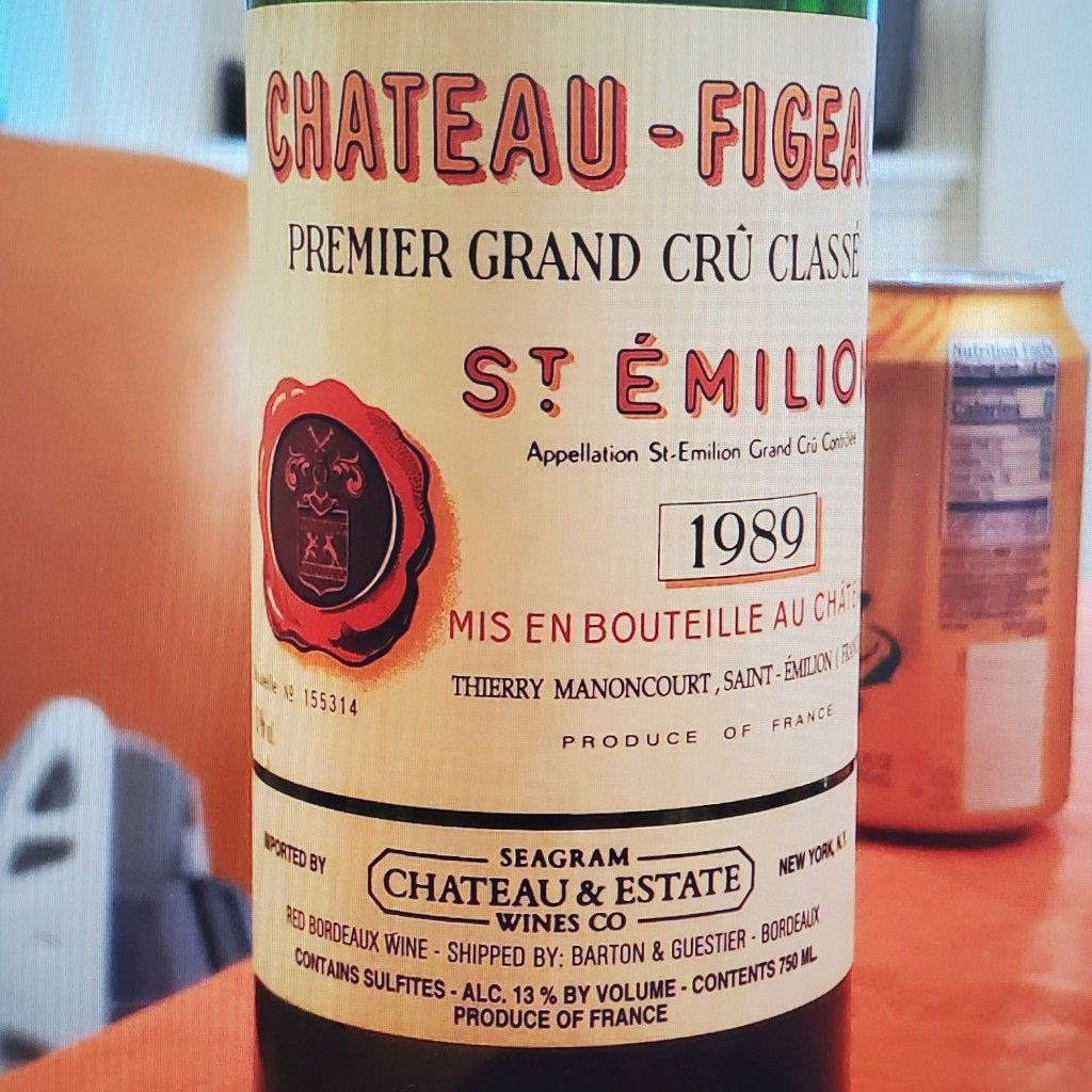 CHATEAU FIGEAC 1989 赤ワイン 1989 Château Figeac - CellarTracker