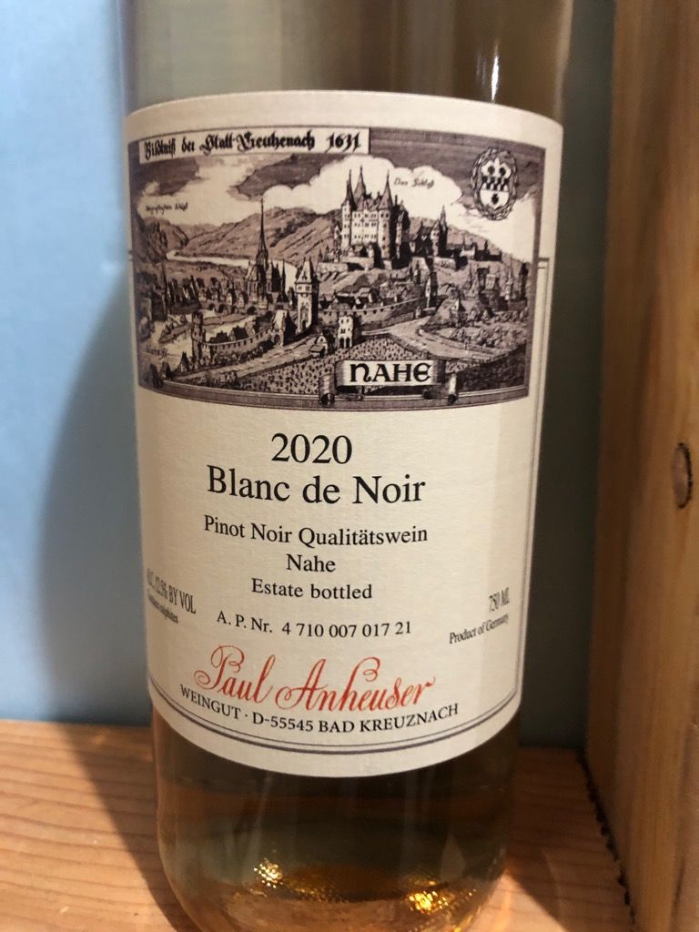 2020 Paul Anheuser Pinot Noir Blanc de Noir CellarTracker