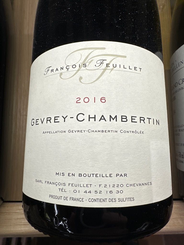 2016 Francois Feuillet Gevrey-Chambertin - CellarTracker