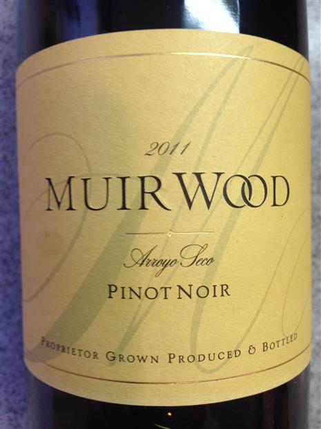 2011 Muirwood Vineyards Pinot Noir, USA, California, Central Coast ...
