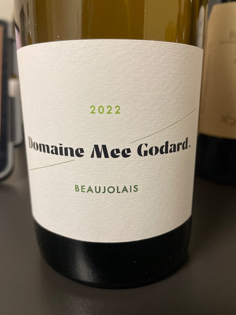 2021 Domaine Mee Godard Beaujolais Blanc, France, Burgundy, Beaujolais ...