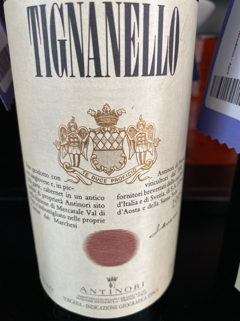 1995 Antinori Tignanello - CellarTracker