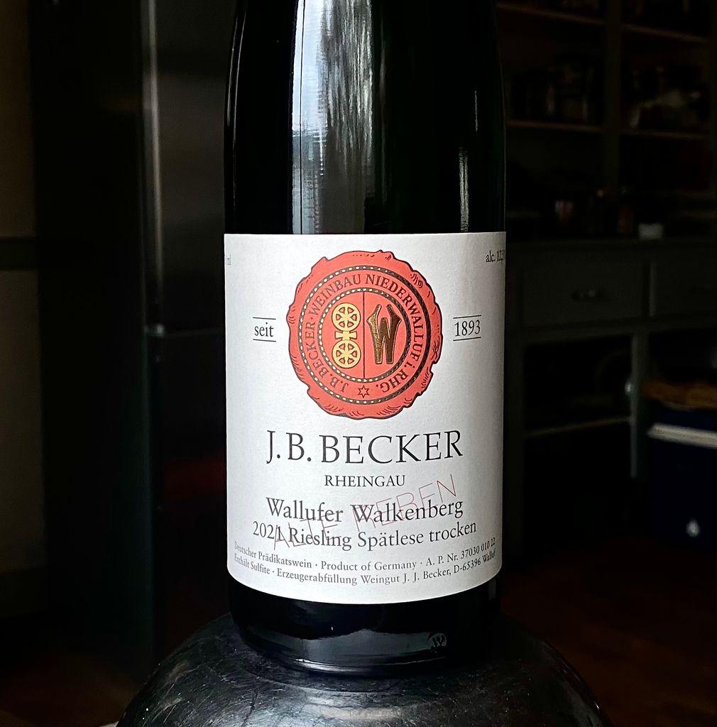 2021 J.B. Becker Wallufer Walkenberg Riesling Alte Reben Spätlese ...