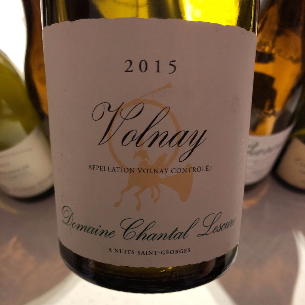 2019 Domaine Chantal Lescure Volnay - CellarTracker