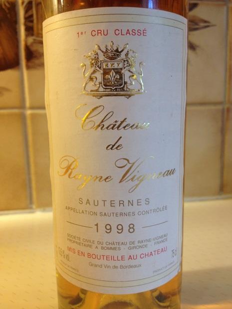 1994 Château de Rayne-Vigneau - CellarTracker